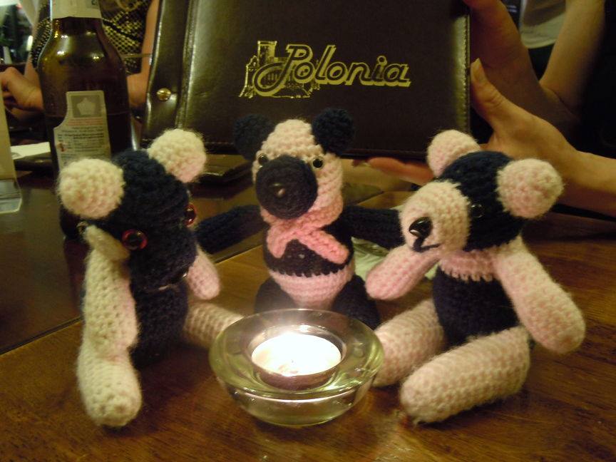 Jenna, Awhina and Mick around a candle