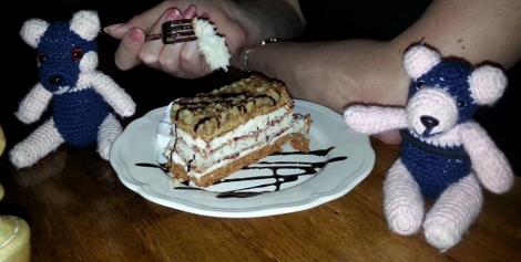 Jenna and Mick, with pudding