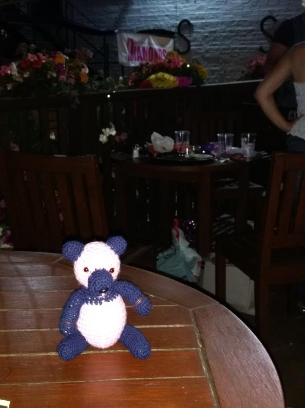 Panda Sam at the Pink Festival