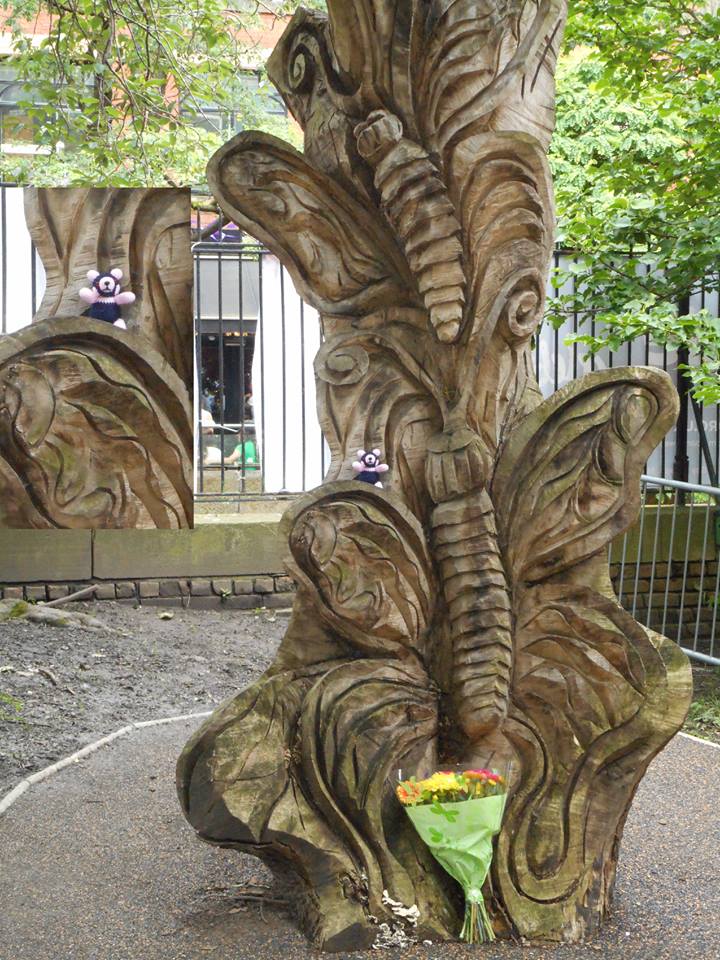 The Transgender memorial in Sackville Gardens