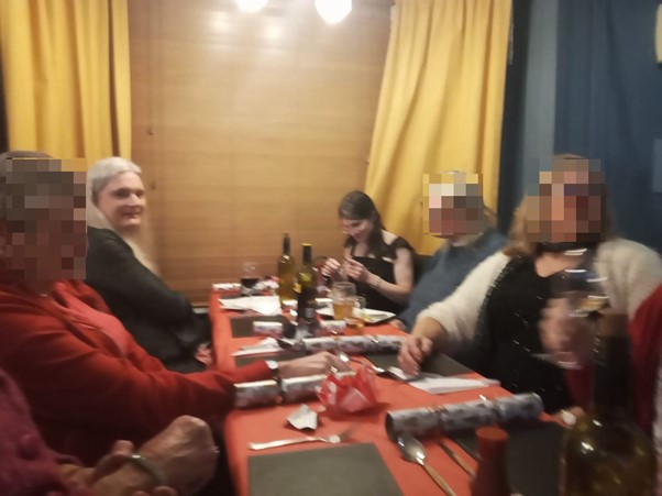 Christmas dinner at the White Hart