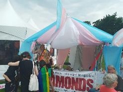 Diamonds stand at Cambridge Pride